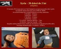 24. Syria – 38 dzieci do 3 lat