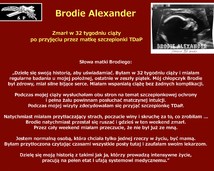 47. Brodie Alexander – zmarł w 32 tygodniu ciąży po przyjęciu przez matkę szczepionki TDaP