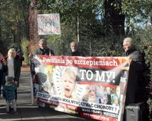 Protest w obronie dr Huberta Czerniaka (16.10.2019)