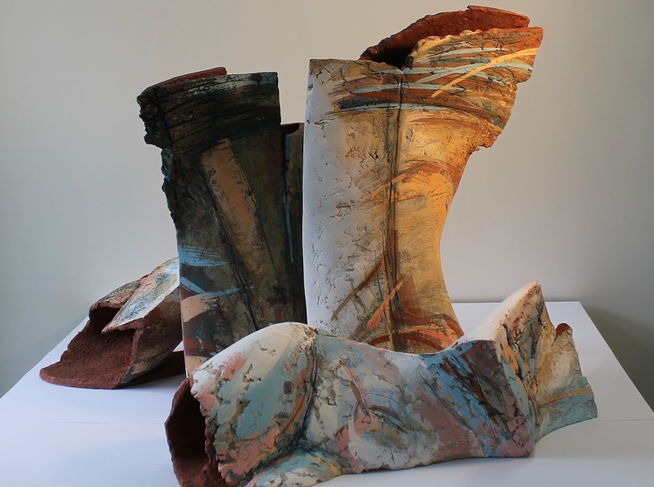 "Gracje", rzeźba ceramiczna, foto: K. Handzlik-Bąk