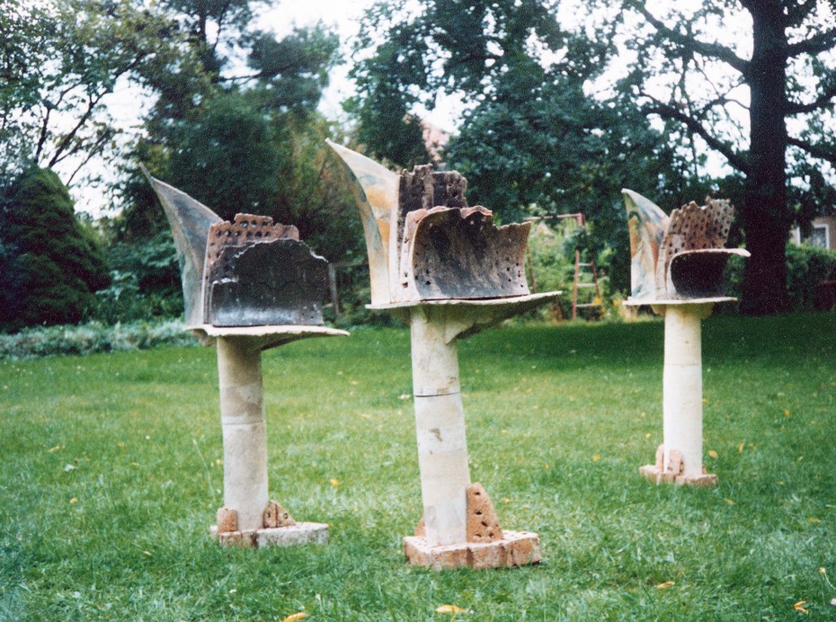 "Ptaki 3", rzeźba ceramiczna, foto: A.Bahra