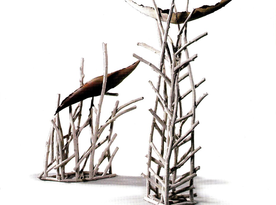 "Dmuchawce II", rzeźba ceramiczna; kamionka, foto: Cz. Chwiszczuk