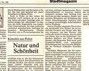 Badische Zeitung 1/2-VII-1989 Victoria Rupprecht