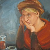 portret Leny olej