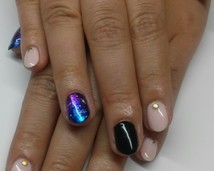 Manicure hybrydowy - Galactic Nails