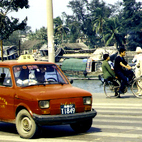 Chiny - taksówka w Shanghaju (1991)