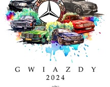 Kalendarze ze zbiorem grafik mercedesów