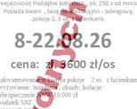 08,08,2026 BRAK WOLNYCH MIEJSC