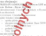 16,06,2026 BRAK WOLNYCH MIEJSC