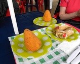 Syrakuzy - arancini i cannoli