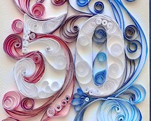 	Nr 2//3 Kartki okolicznościowe wykonane metoda Quilling	cena 45 zł