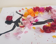 Kartki okolicznościowe -Quilling  cena 40 zł