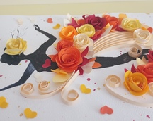 Kartki okolicznościowe -Quilling  cena 40 zł