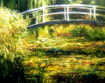 Most nad stawem z liliami wodnymi - Claude Monet (kopia)