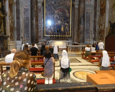 Wycieczka wychowanków Domu Dziecka w Pawłówce w Watykanie