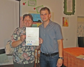 Rozdanie certyfikatów za aktywny udział w Ogólnopolskiej Kampanii Zachowaj Trzeźwy Umysł 2012