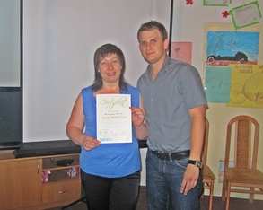 Rozdanie certyfikatów za aktywny udział w Ogólnopolskiej Kampanii Zachowaj Trzeźwy Umysł 2012