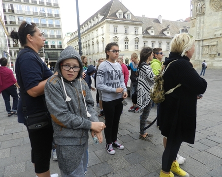 Wycieczka wychowanków Domu Dziecka w Pawłówce do Wiednia