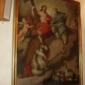 Obraz Adoracji Boga Ojca i Chrystusa z końca XVIII wieku