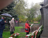 1 Maja 2021 pod pomnikiem Ignacego Daszyńskiego w Warszawie 