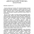Uchwały i Stanowiska PPS (2012-2015)	- s.31