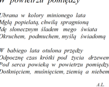 W powietrzu pomiędzy