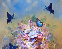 Kwiatowe latte, 60x50, 01.05.2025 r. 