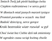 Bukiet wspomnień 