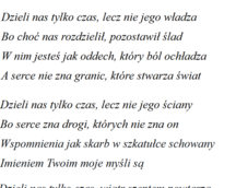 Dzieli nas tylko czas 