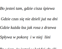 Jesteś tam 