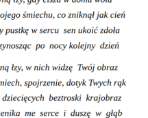 Lecz wiem, że kiedyś 