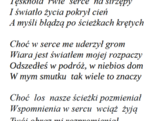Wiara jest moją siłą 