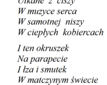 Z ciszy utkane