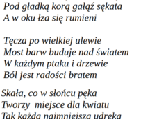 Mój ból i radość moja 