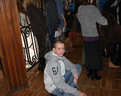 07/02/2013 Karol w oczekiwaniu na wejście na salę w "Biskupiaku"
