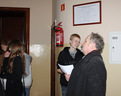 07/02/2013 Grzesiek w oczekiwaniu na wejście na salę w "Biskupiaku"