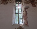 kontrast- polichromie barokowe przy gotyckim oknie