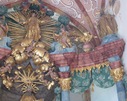 barokowy ołtarz w kościele klasztornym