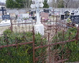 Teren cmentarza w Strzepczu