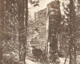 Ruiny kościoła św. Mikołaja w XIX wieku