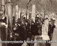Uroczystości Gotliebowskie na cmentarzu żydowskim przy ul. Miodowej; 1929 rok 