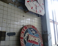Zegar na basenie publicznym w Prypeci