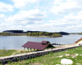 Widok na Jezioro Borzyszkowskie