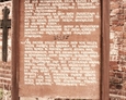 Darłowo - tablica informacyjna przy lapidarium