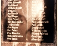 Sasino - tablica z nazwiskami poległych w I wojnie światowej