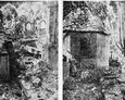 Archiwalne zdjęcia z niemieckiej gazety z dnia 22 września 1940 roku (zniszczona kaplica i cmentarz)