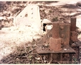 Pozostałości metalowej wieży w Lęborku