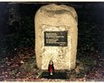 Krępa Kaszubska - kamienny pomnik pamiątkowy