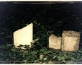 Krępa Kaszubska - zaaranżowane lapidarium z pozostałości nagrobków