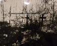 Żeliwne krzyże na ewangelickim cmentarzu w Chocielewku